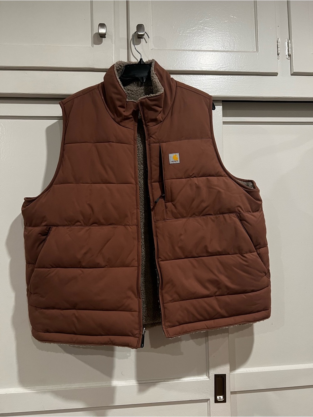 Carhartt Women's Quilted Vest — Rose Mauve - Picture 3 of 6